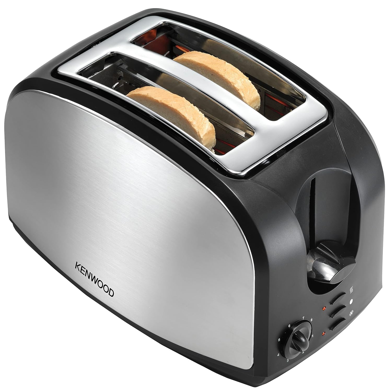 KENWOOD Toaster 2 Slice Bread with Adjustable Browning Control, Removable Crumb Tray for Easier Cleaning, Automatic Pop Up, Defrost, Warm & Cancel Function (OPEN-BOX) KENWOOD Toaster 2 Slice Bread with Adjustable Browning Control, Removable Crumb Tray for Easier Cleaning, Automatic Pop Up, Defrost, Warm & Cancel Function (OPEN-BOX)